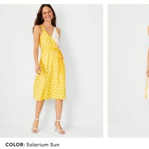 Ann Taylor seashell midi dress